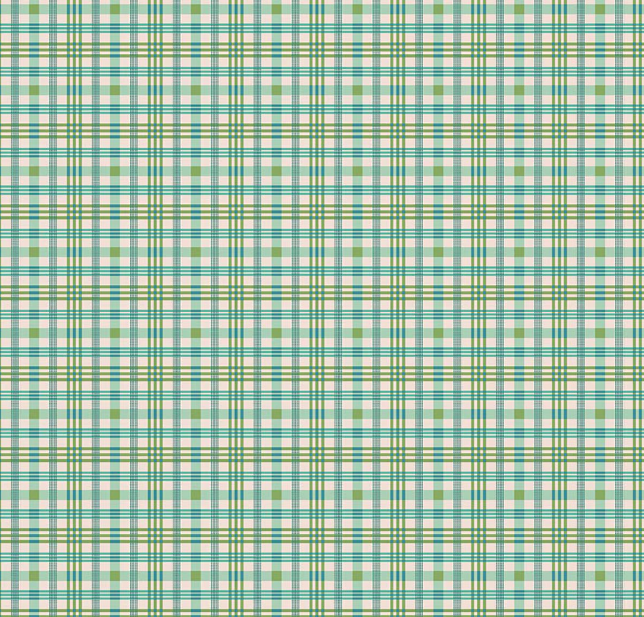 Farmer's Daughter Plaid Sea Glass from Riley Blake