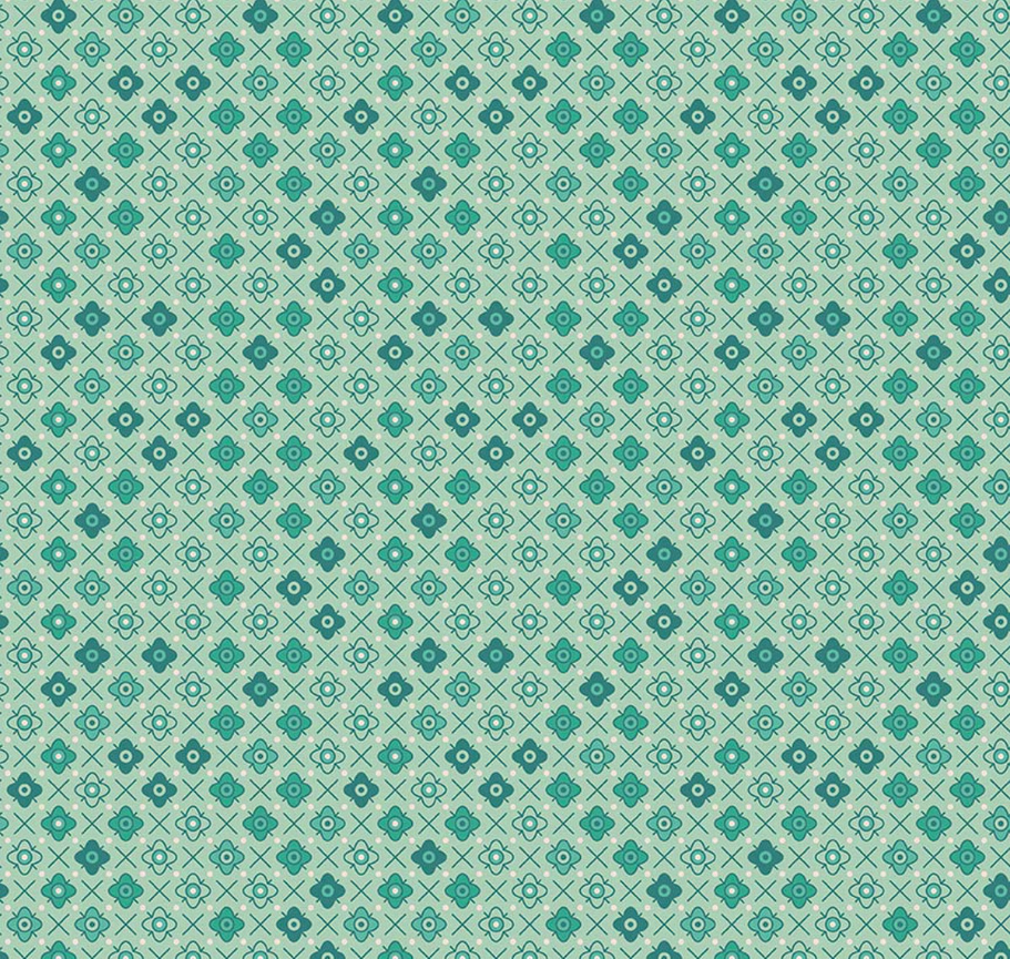 Farmer's Daughter Flower Patch Sage from Riley Blake