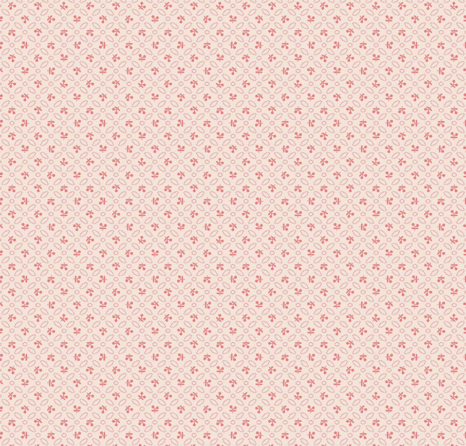 Farmer's Daughter Cherries Background Coral from Riley Blake