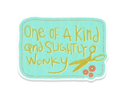 Slightly Wonky Sticker from Kati Cupcake