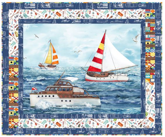 Fair Winds Quilt Kit by 3 Wishes