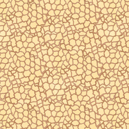 Mini Menagerie Giraffe Print Yellow from P&B Textiles