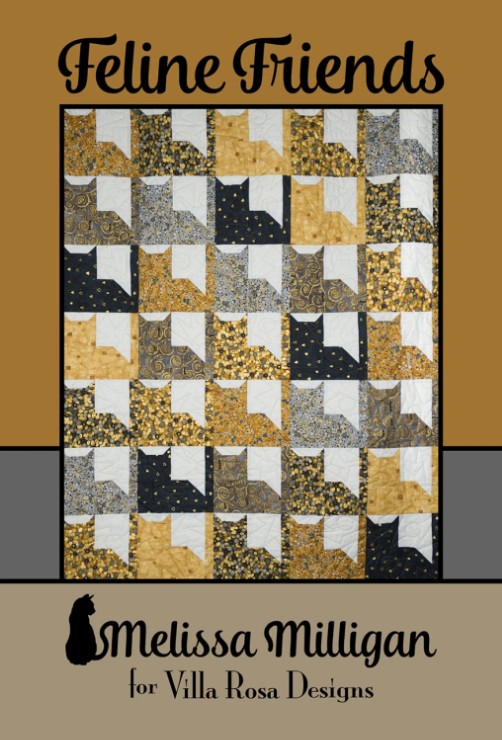 Feline Friends Quilt Pattern by Melissa Milligan for Villa Rosa Designs