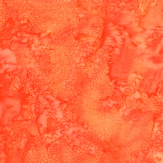 Bali Watercolors Batik Pumpkin from Hoffman Fabrics