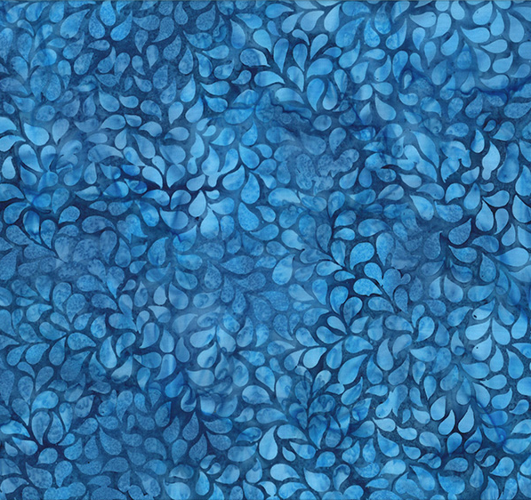 Bali Dandelions at Dusk Batik Droplets Ceylon from Hoffman Fabrics