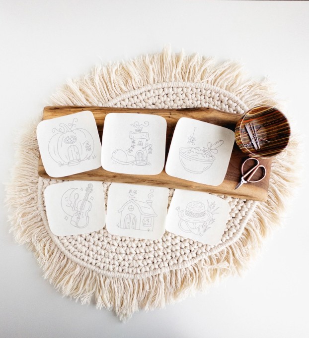 Nursery Rhyme Stick & Stitch Hand Embroidery Patterns from Olmsted Needlework Co.