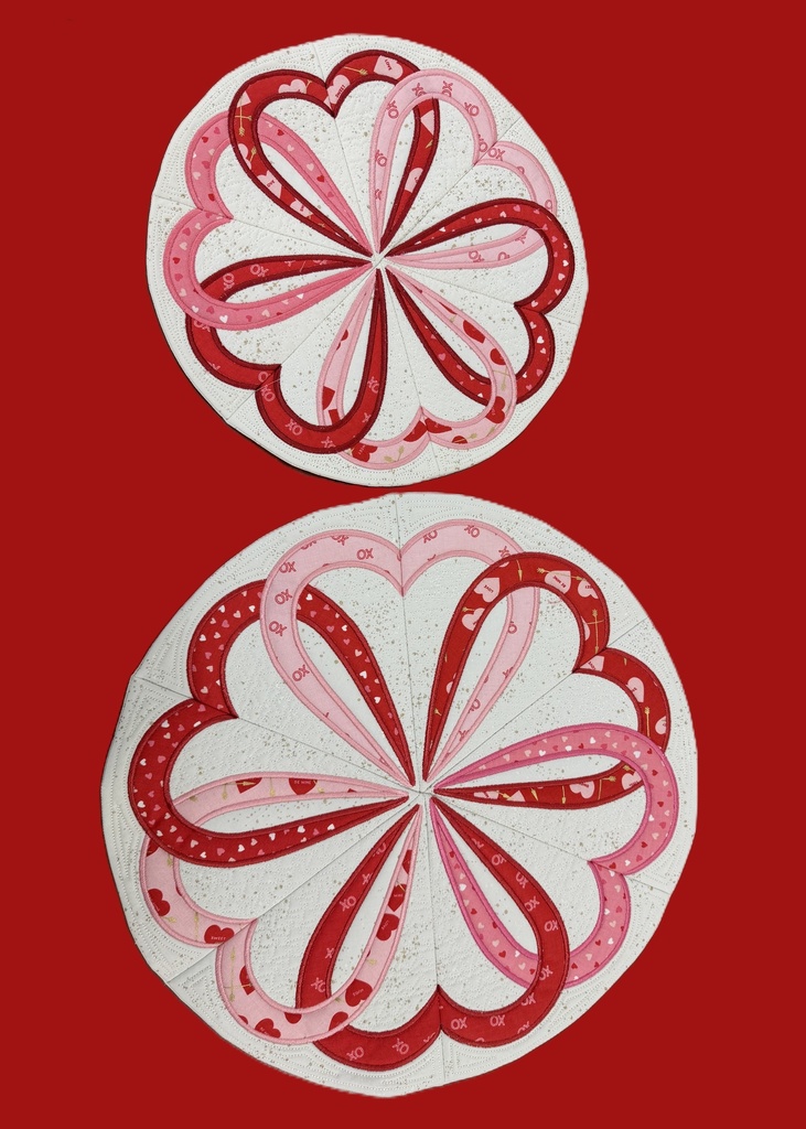 Celtic Love Heart Table Centre Machine Embroidery Class