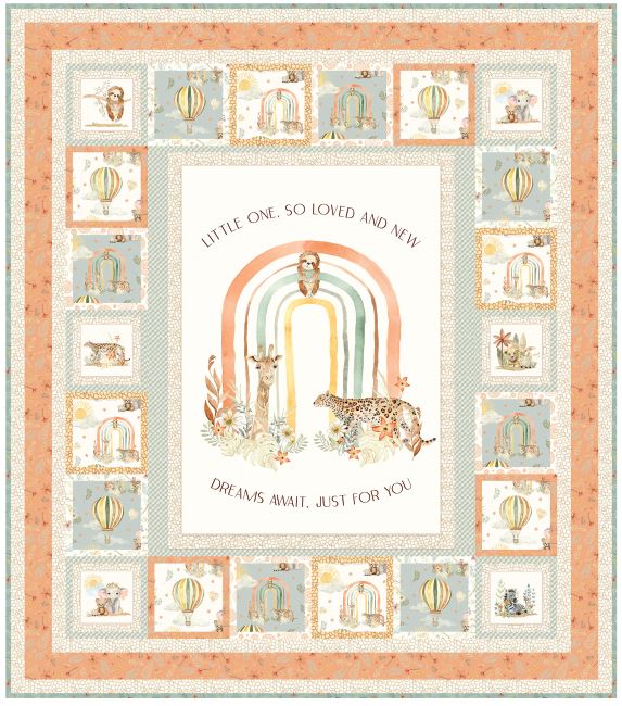 Mini Menagerie Quilt Kit from P&B