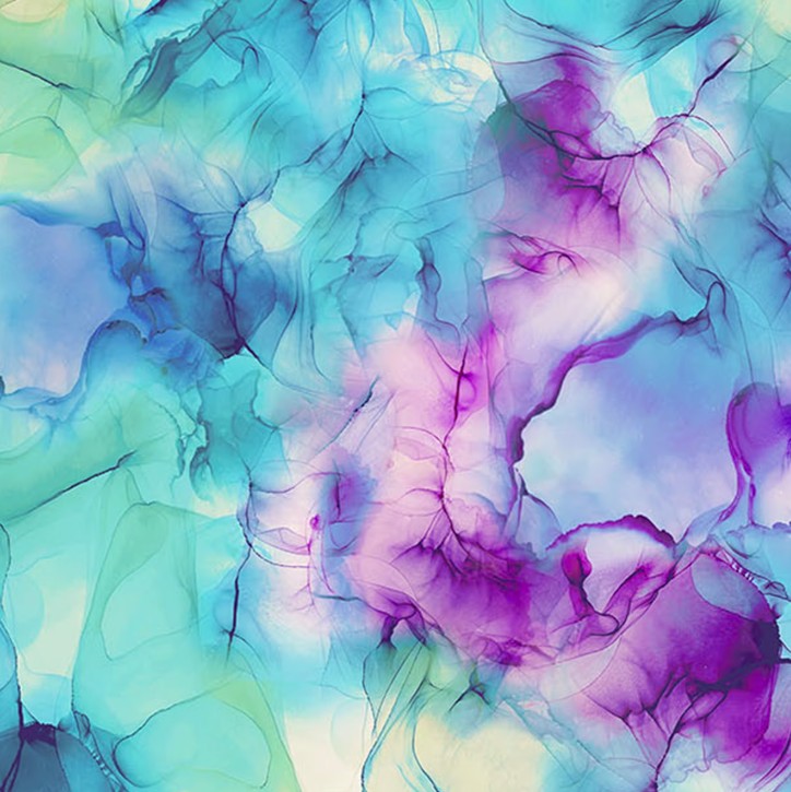 Infatuation Multi Texture B Turquoise Multi by Deborah Edwards & Melanie Samra for Northcott Fabrics