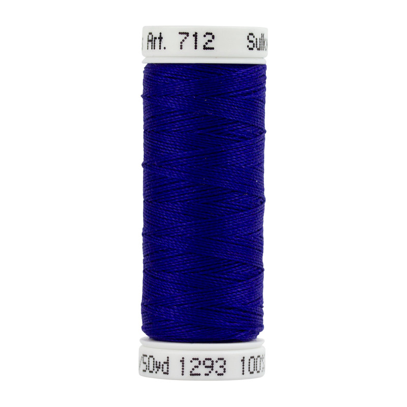 Sulky Cotton Petites Thread Deep Nassau Blue 2-ply 12wt 50yds