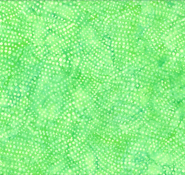 Bali Electric Slide Batik Dotty Swirls Lime from Hoffman Fabrics