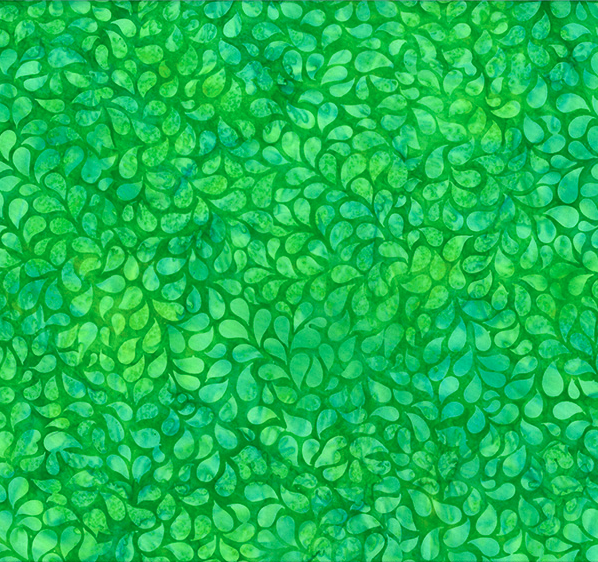 Bali Electric Slide Batik Droplets Grass from Hoffman Fabrics