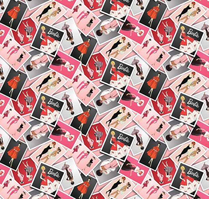 Barbie Vintage Photos Pink from Riley Blake Designs