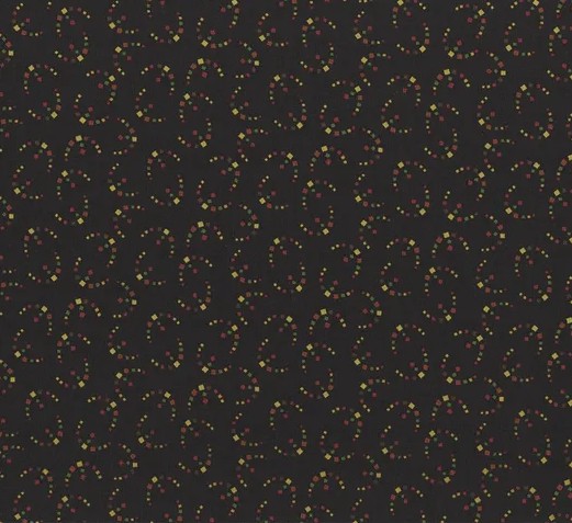 Pennyberry Farm Confetti Crescents Black by Kim Diehl for Henry Glass