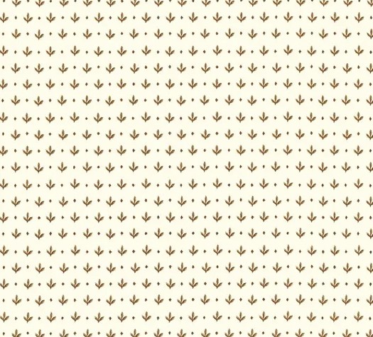 Pennyberry Farm Fallen Leaves Cream by Kim Diehl for Henry Glass