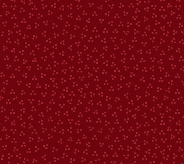 Pennyberry Farm Ditsy Dots Red by Kim Diehl for Henry Glass