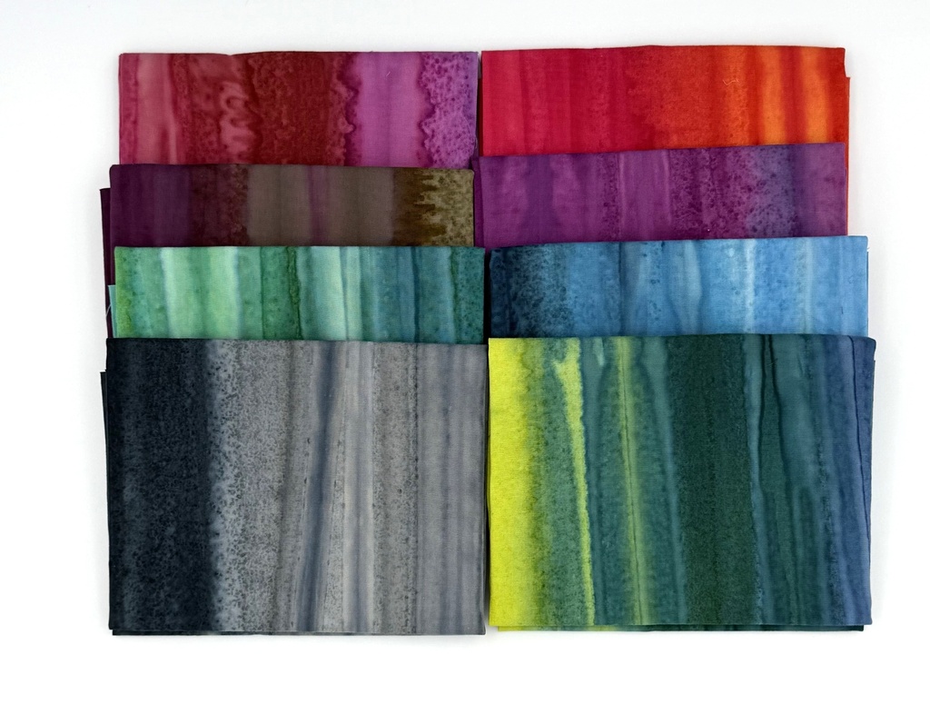 Hand Dye Fat Quarter Bundle by Banyan Batiks