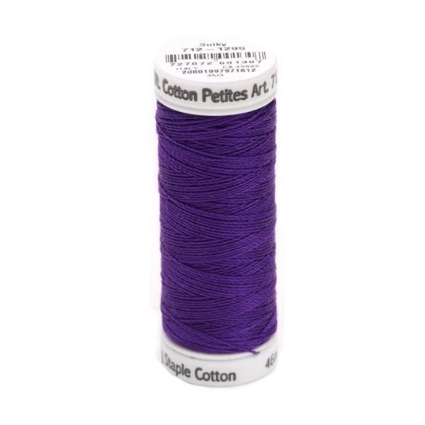 Sulky Cotton Petites Thread 2-Ply 12Wt 50Yds Purple Shadow