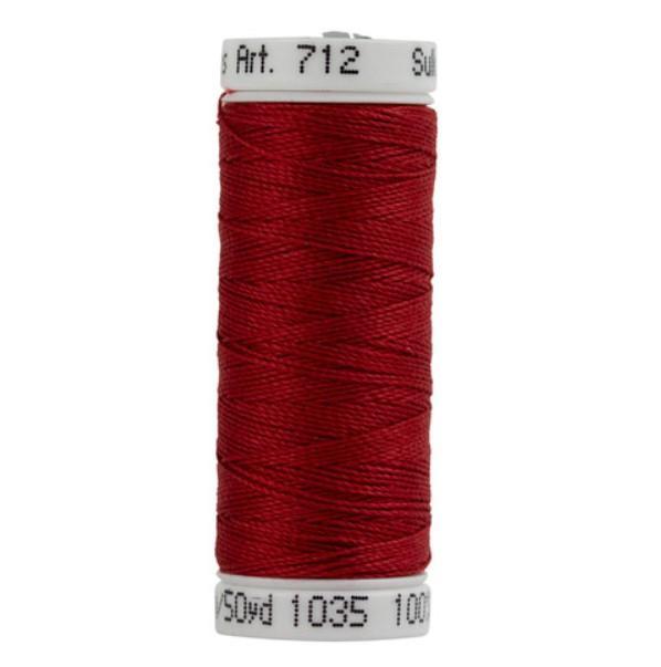 Sulky Cotton Petites Thread Dark Burgundy Cotton 2-ply 12wt 50yds