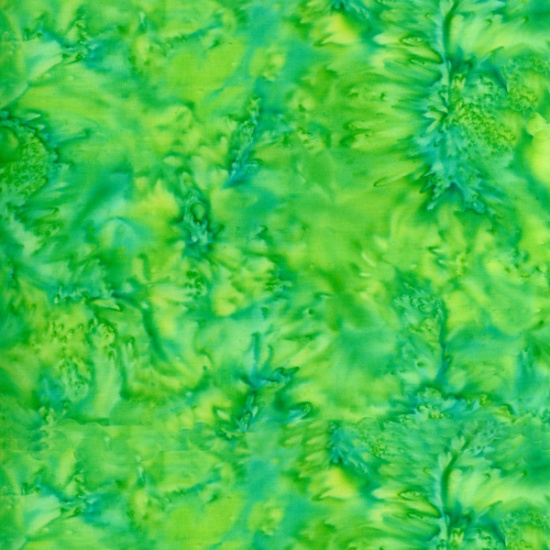 Bali Watercolors Batik Lime from Hoffman Fabrics