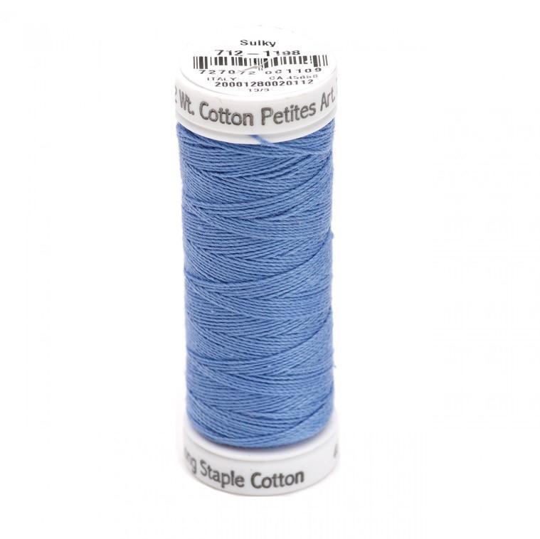 Sulky Cotton Petites Thread Dust Navy 2-ply 12wt 50yds