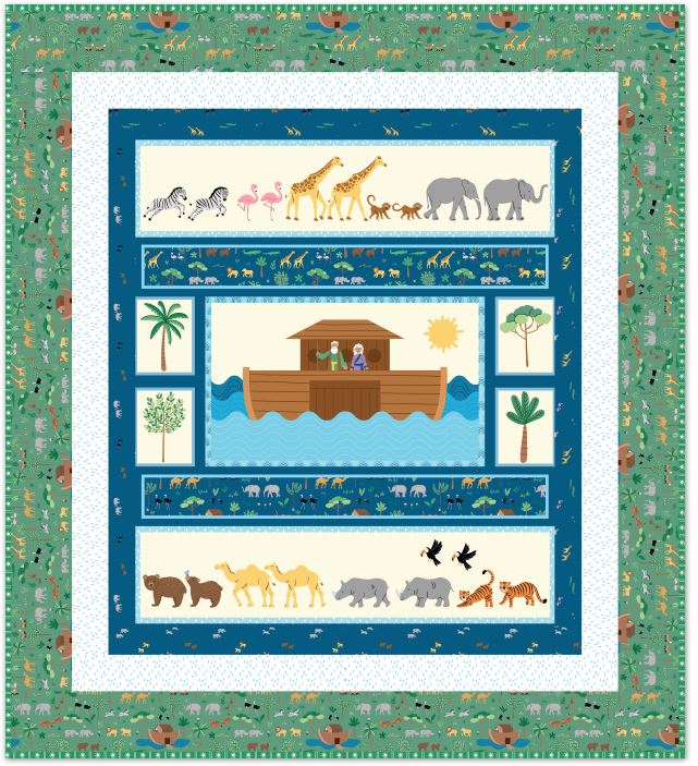 Two by Two Quilt Kit by Riley Blake