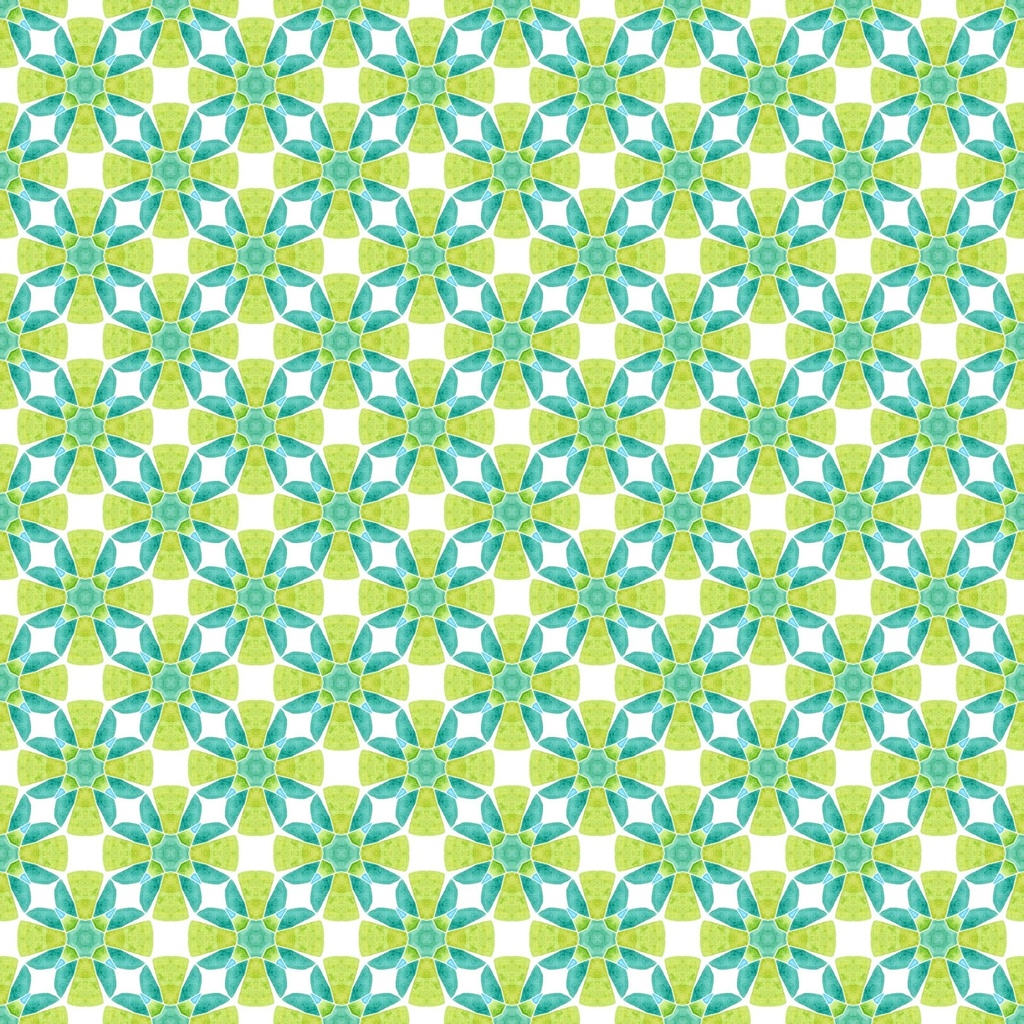 Dragon Friends Geometric Lime from In The Beginning Fabrics