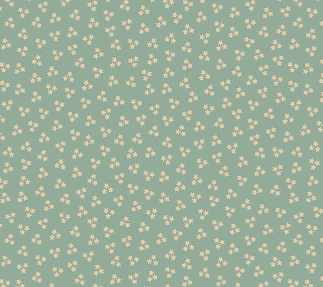 Pennyberry Farm Star Sprinkles Light Aqua by Kim Diehl for Henry Glass