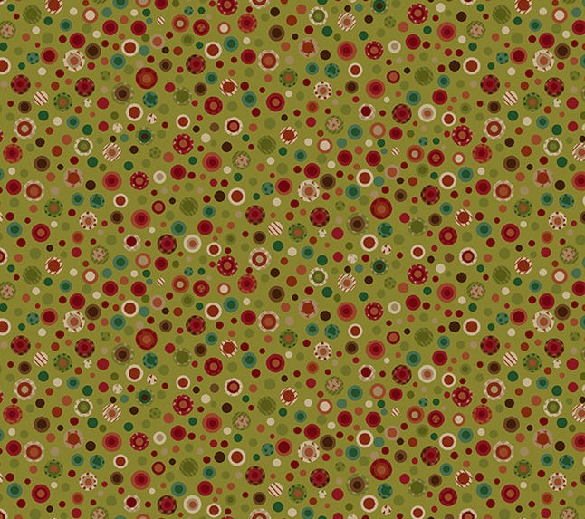 Pennyberry Farm Pennyberries Medium Green by Kim Diehl for Henry Glass