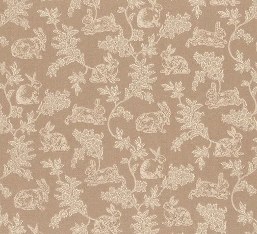Love Struck Meadow Toile Gray by Kim Diehl for Henry Glass