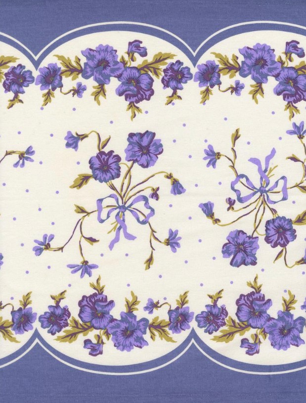 16" Classic Retro Floral Pansy Toweling by Stacy Iest Hsu for Moda Fabrics