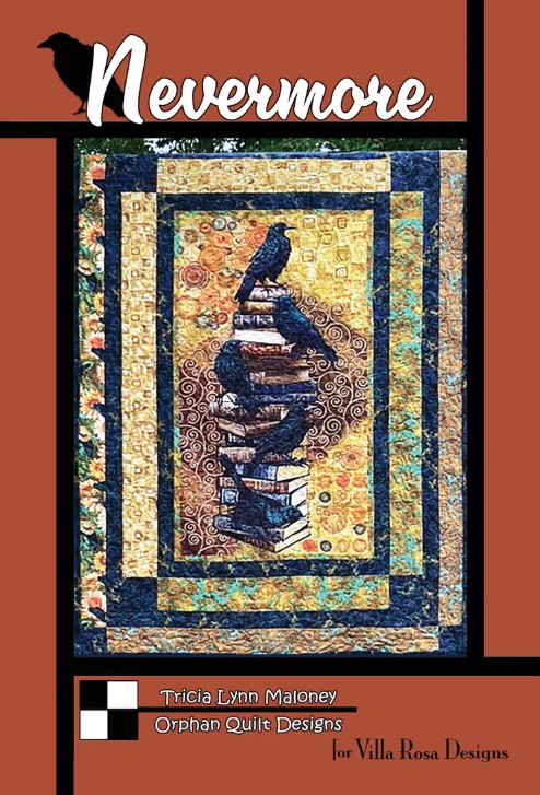 Nevermore Panel Quilt Pattern by Tricia Lynn Maloney for Villa Rosa Designs