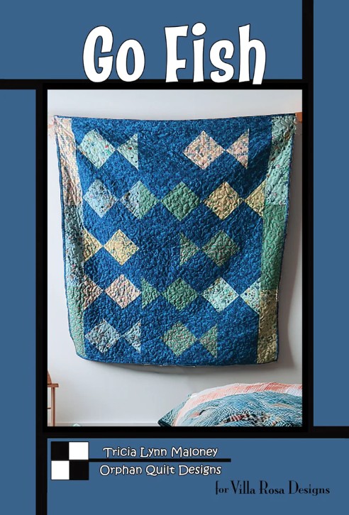 Go Fish Quilt Pattern by Tricia Lynn Maloney for Villa Rosa Designs