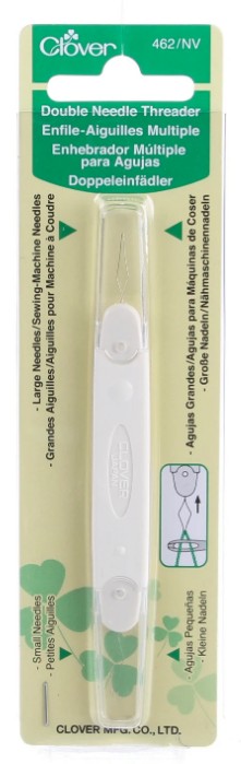 Clover Double Needle Threader