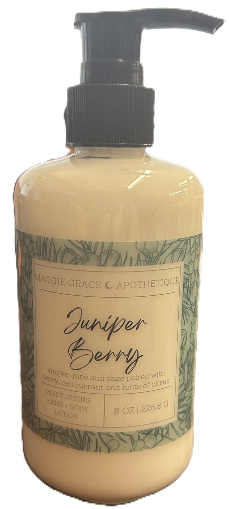 Maggie Grace Apothetique Juniper Berry Hand & Body Lotion