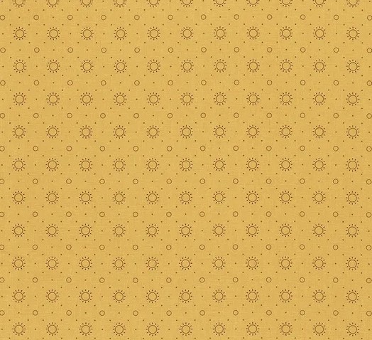 Love Struck Marmalade Yellow by Kim Diehl for Henry Glass