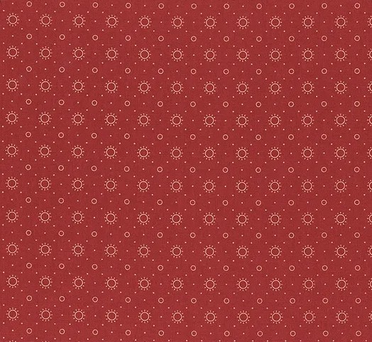 Love Struck Marmalade Red by Kim Diehl for Henry Glass