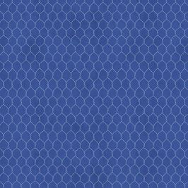 Country Blue Table Runner Backing Kit