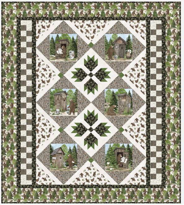 Bear Necessities Quilt Kit from Northcott
