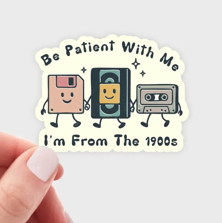 Be Patient with Me Sticker from Yarnival