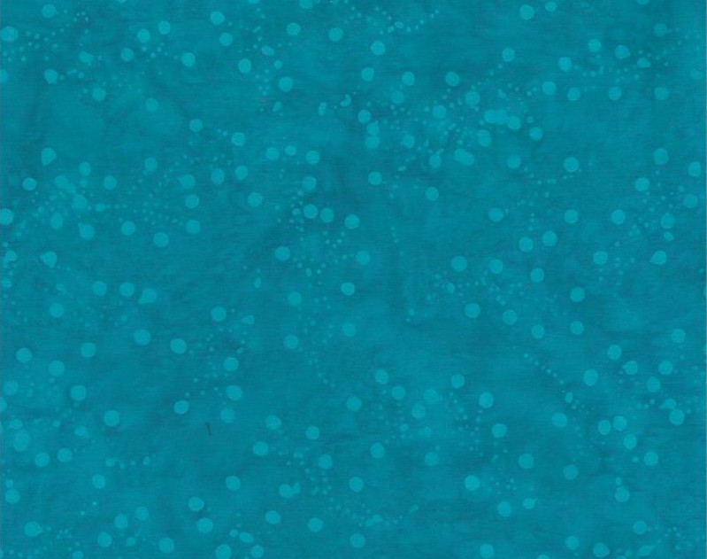 Jewels of the Islands Batiks Dotted Branches Aqua Blue from Batik Textiles