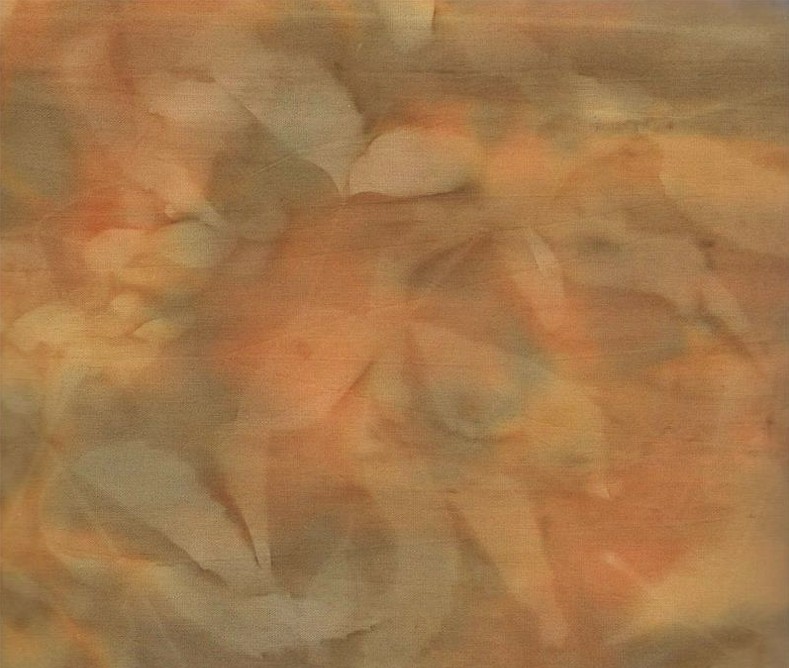 Bali Sun Print Batiks Leaves Brown from Batik Textiles