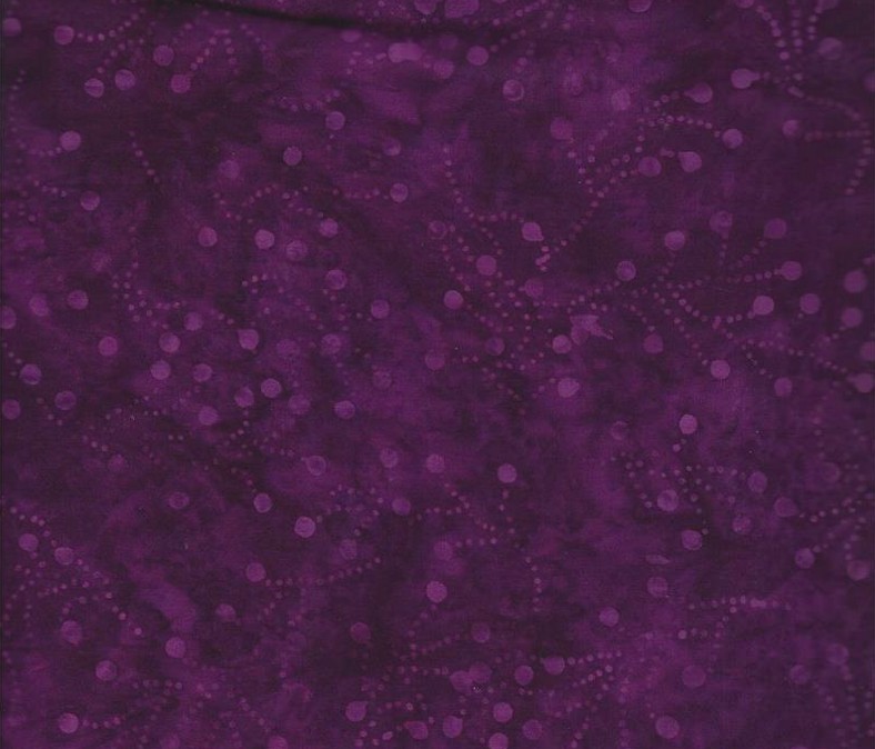 Jewels of the Islands Batiks Dotted Branches Purple from Batik Textiles