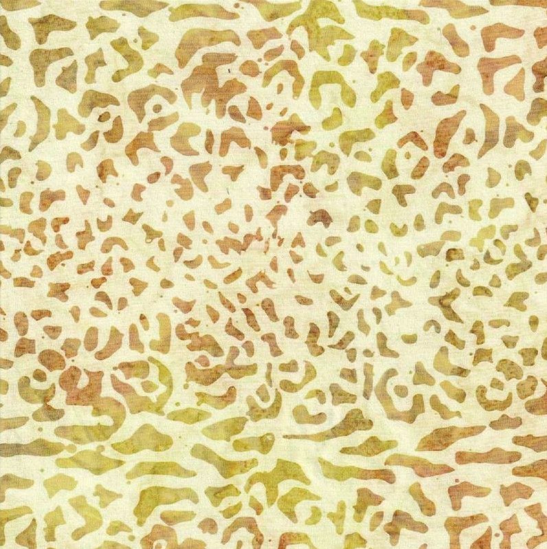 Summer Safari Batiks Giraffe Spots Cream from Batik Textiles