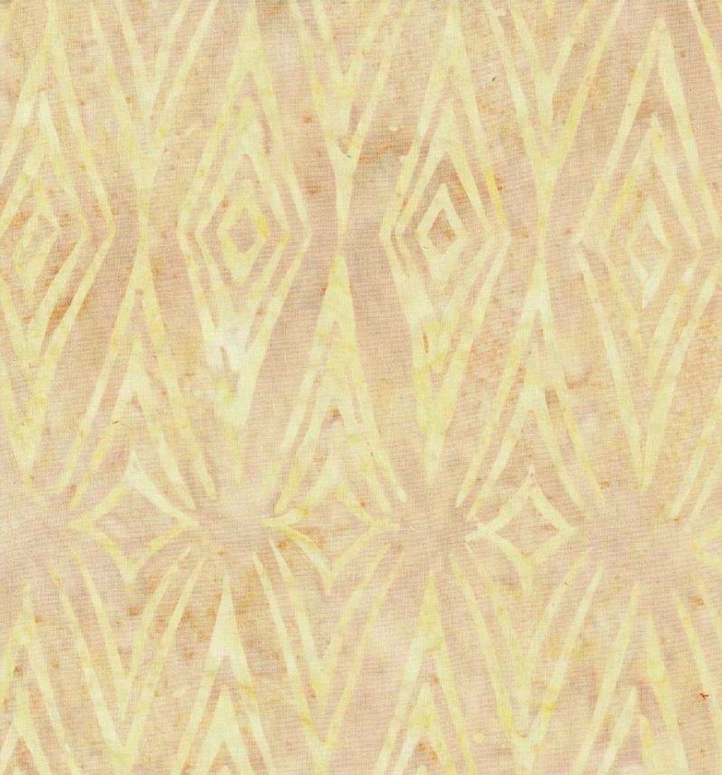 Summer Safari Batiks Diamonds Peach from Batik Textiles