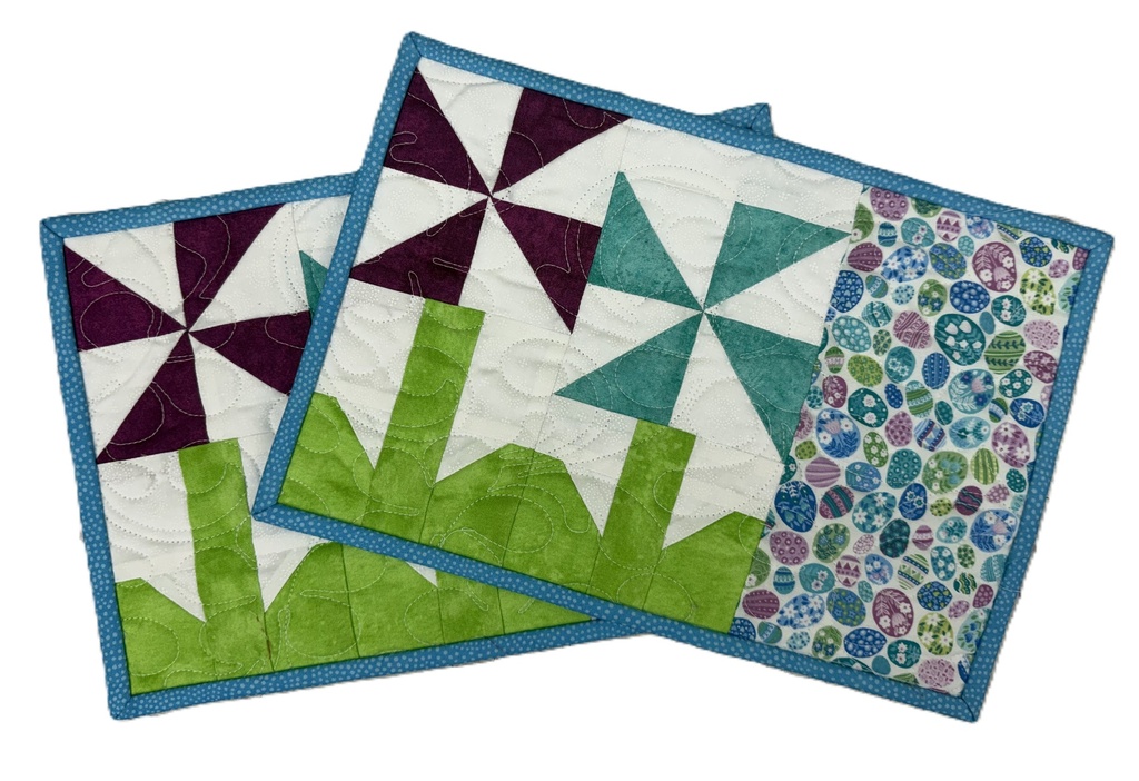 Easter Eggs Pinwheelies Snack Mat Kit