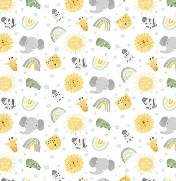 Sunny Safari Quilt Backing Kit