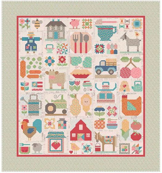 Farm Fresh Fabric Kit by Lori Holt from Riley Blake