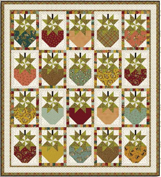 Berry Baskets Quilt by Kim Diehl