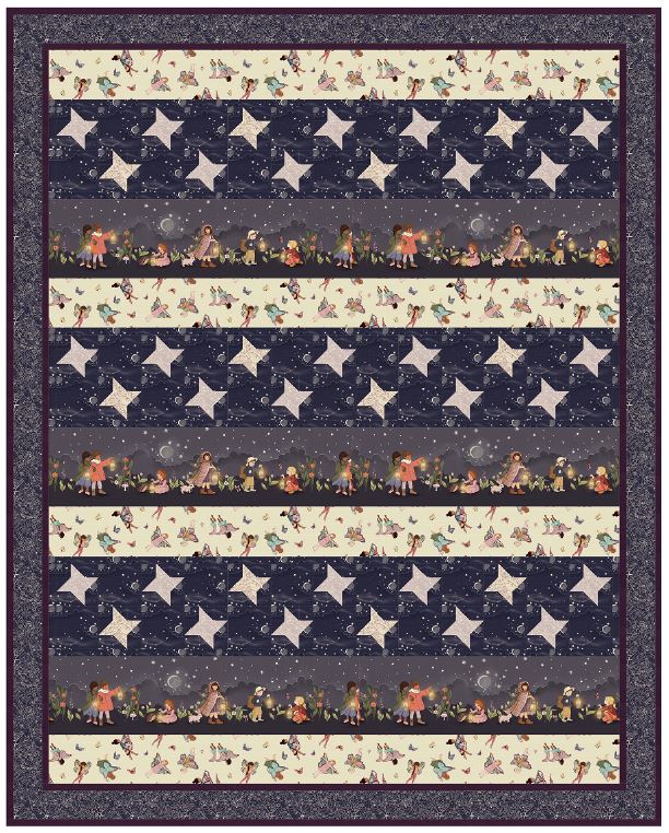 Wishing Stars Quilt by Michael Miller